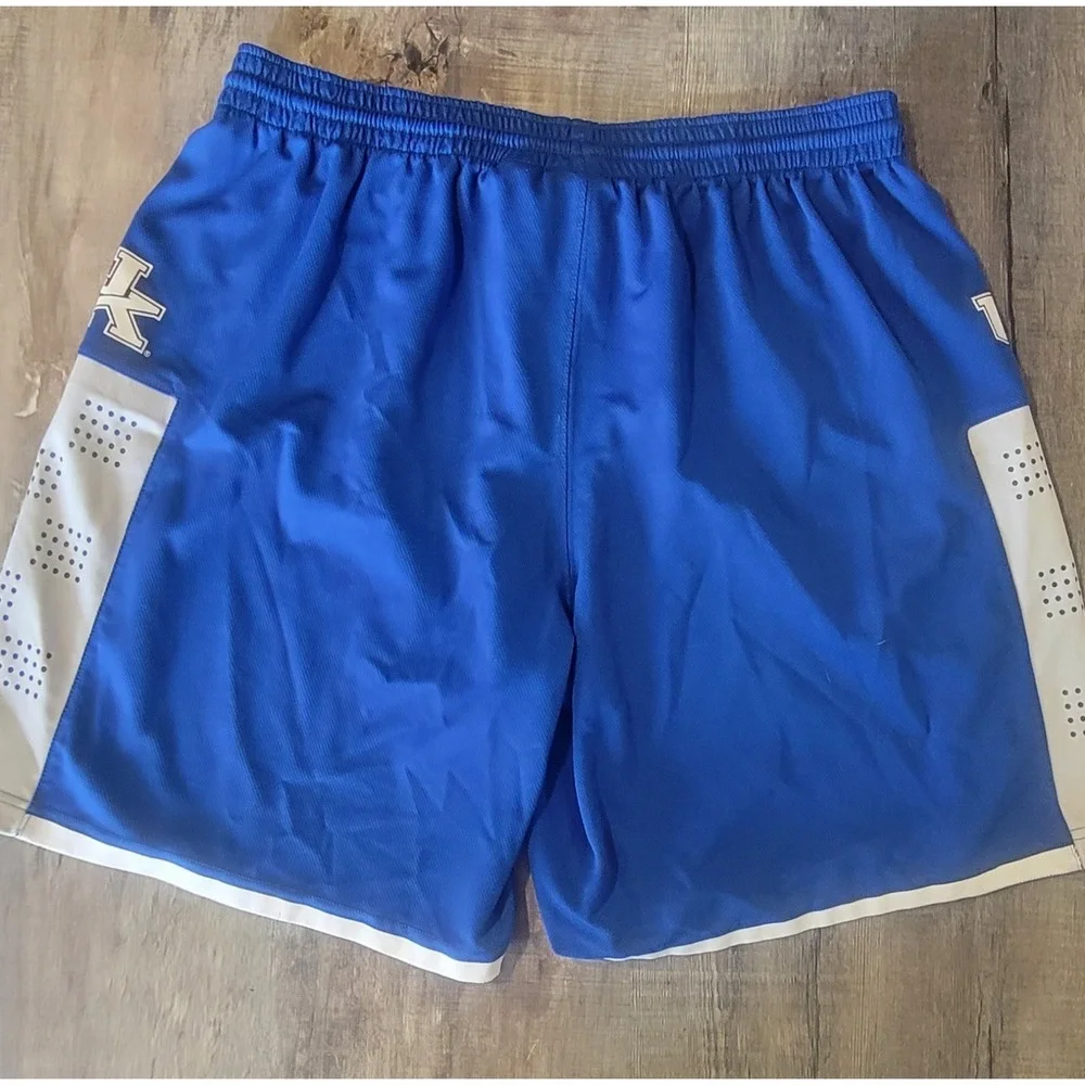 UK Kentucky Wildcats Nike Dri-Fit Authentic Mesh Basketball Shorts Men's XL NCAA